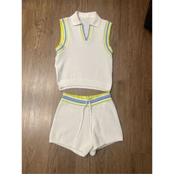 EleVen by Venus Williams Women's Weekender Knit  short set - Picture 1 of 3